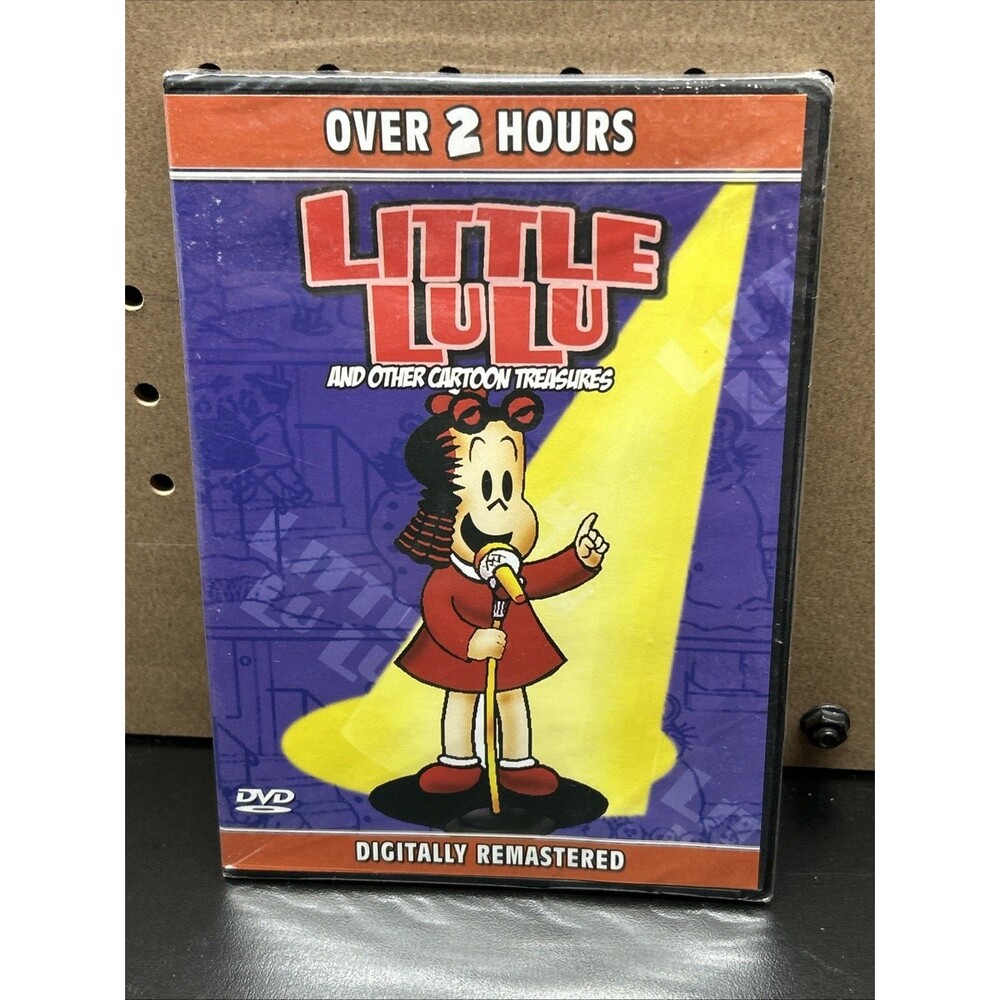 Little Lulu & Other Cartoon Treasures DVD Digitally Remastered 2+ Hours SEALED
